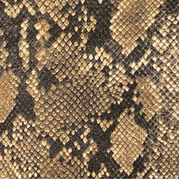 Frame Le High Python Print Ankle Crop Coated Skinny Jeans Size 26 NWT - Picture 7 of 8